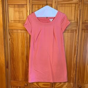 J. Crew Coral Textured Dress
